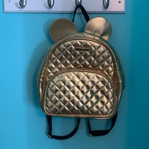 Disney gold backpack
